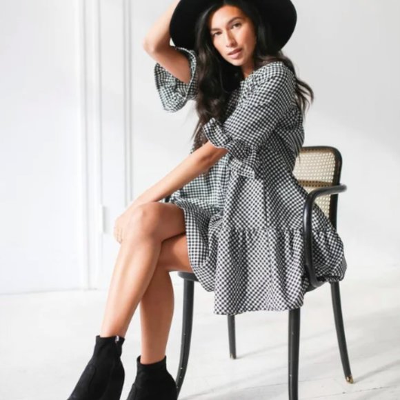 Emma Knudsen - Maxwell Gingham Dress - Picture 2 of 3